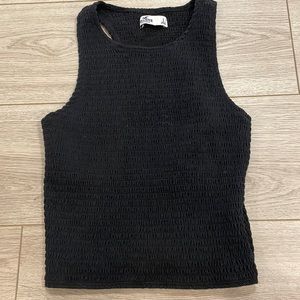 Hollister tank top, black size large